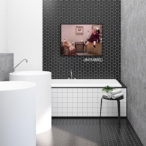Black White Bathroom Canvas Wall Art Prints 12x16in Unframed V63097