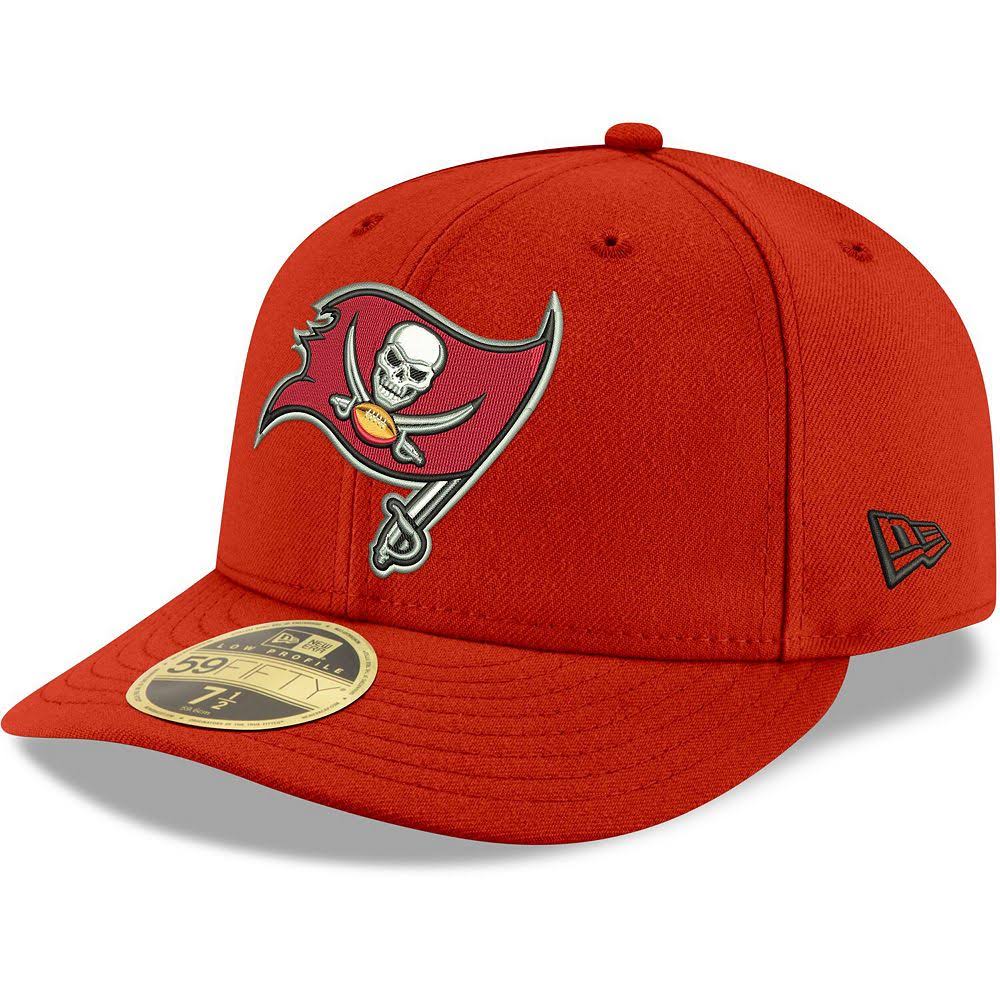 Red Tampa Bay Buccaneers Low Profile Fitted Hat B4980