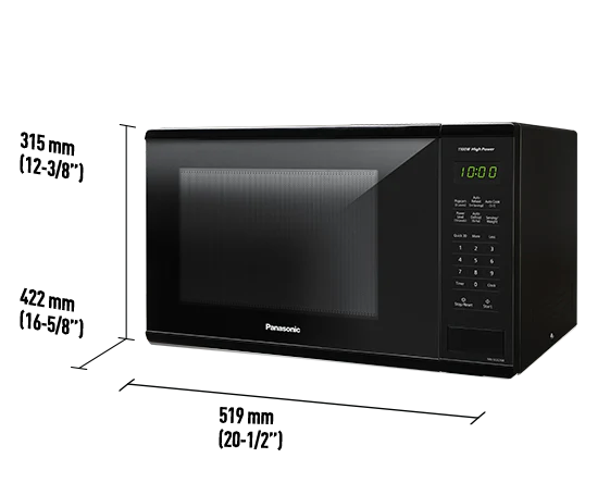 1.3 cu.ft. 1100W Black Microwave B3378