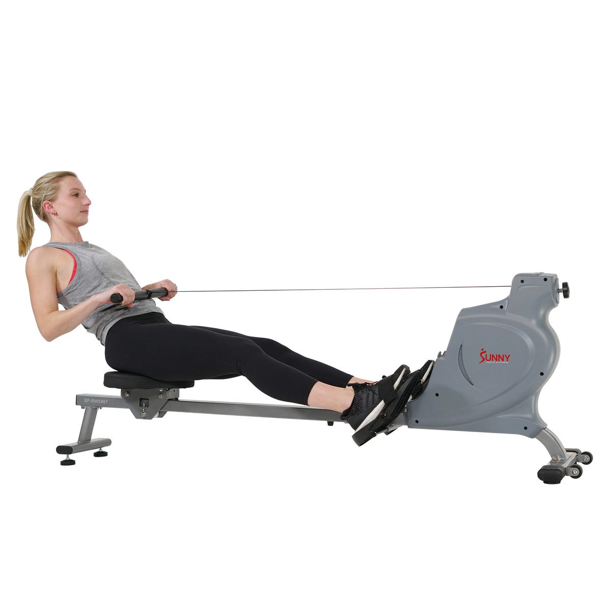 Space Efficient Magnetic Resistance Rowing Machine N5205