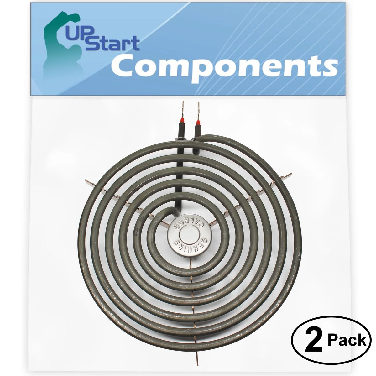 2-Pack 8 inch 6 Turns Surface Burner Element for Range Stove Cooktop F2124
