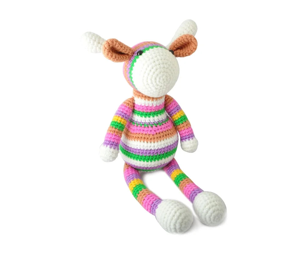 Multicolor Amigurumi Stuffed Toy Doll G398203