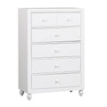 White 5 Drawer Chest U708413