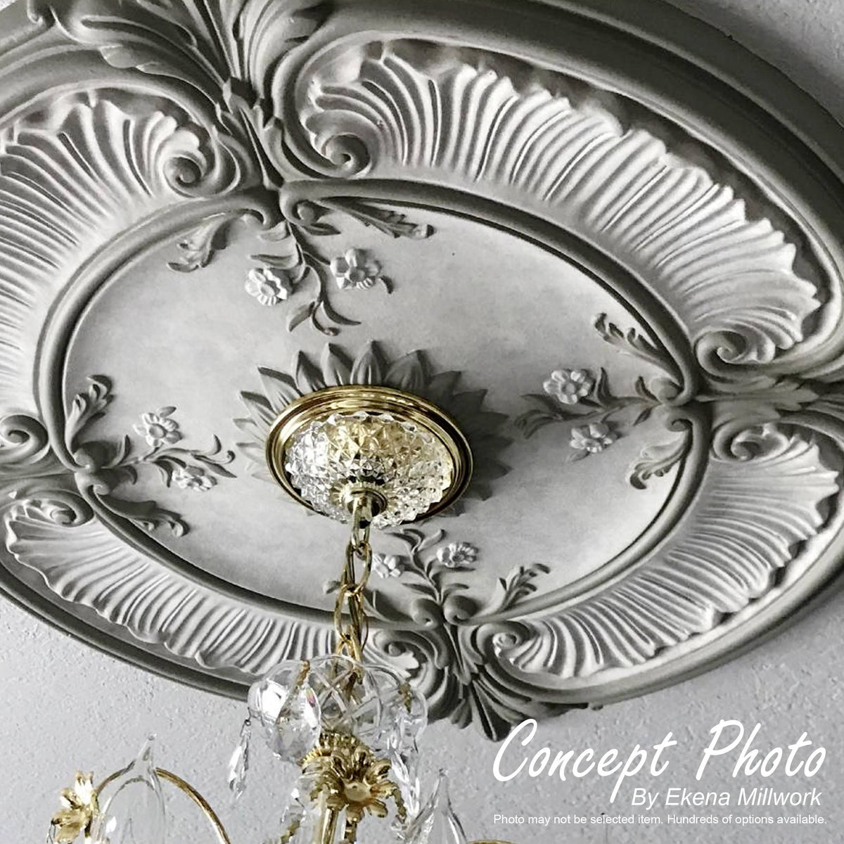 28 1/8x22OD x 1 3/4x22P Ceiling Medallion N49396