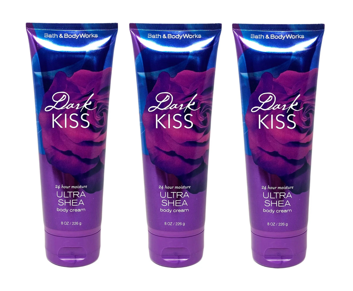 Dark Kiss Ultra Shea Body Cream 3 Piece Set 8 oz I748