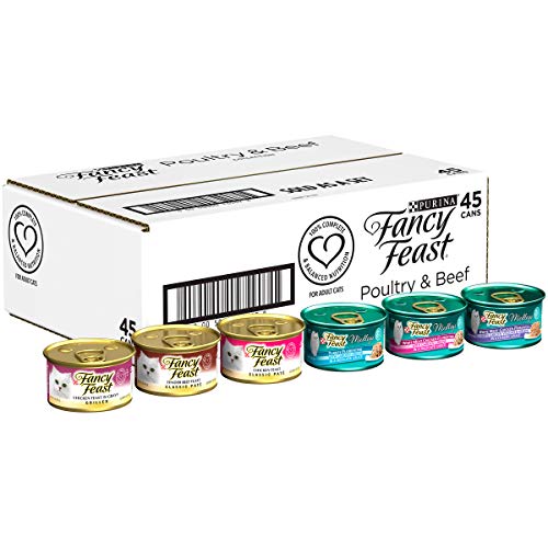 45 Pack 3 oz. Wet Cat Food Variety Pack H686444