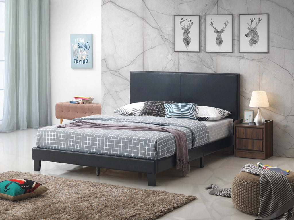 Black Queen Platform Bed I6699