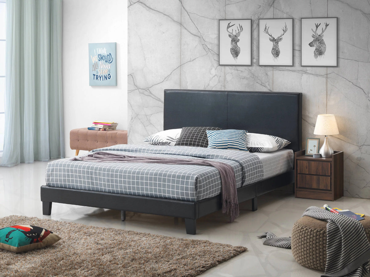 Black Queen Platform Bed I6699