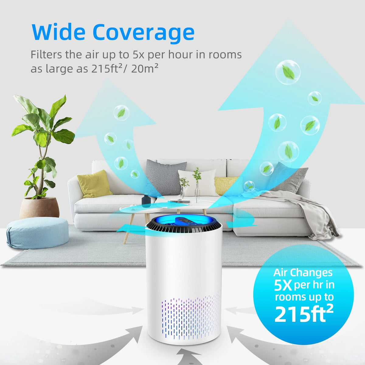 Black H13 HEPA Air Purifier B748
