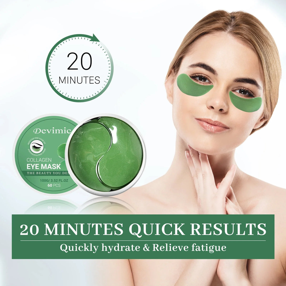 Seaweed Gel Under Eye Mask 30 Pairs N7942