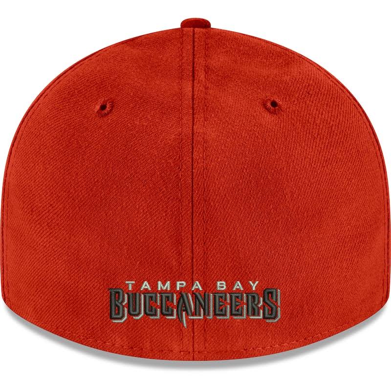 Red Tampa Bay Buccaneers Low Profile Fitted Hat B4980