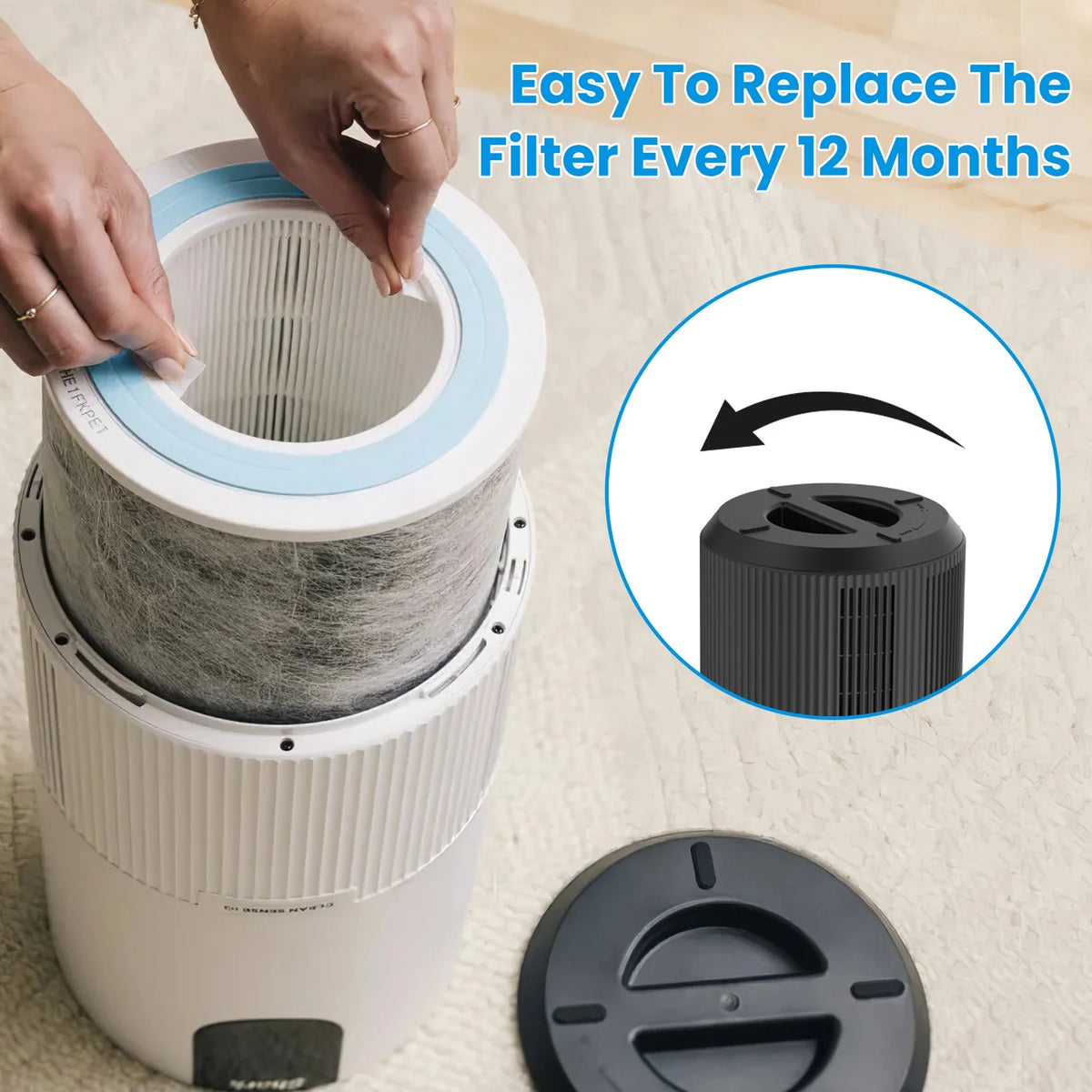 White HEPA Air Purifier O7462