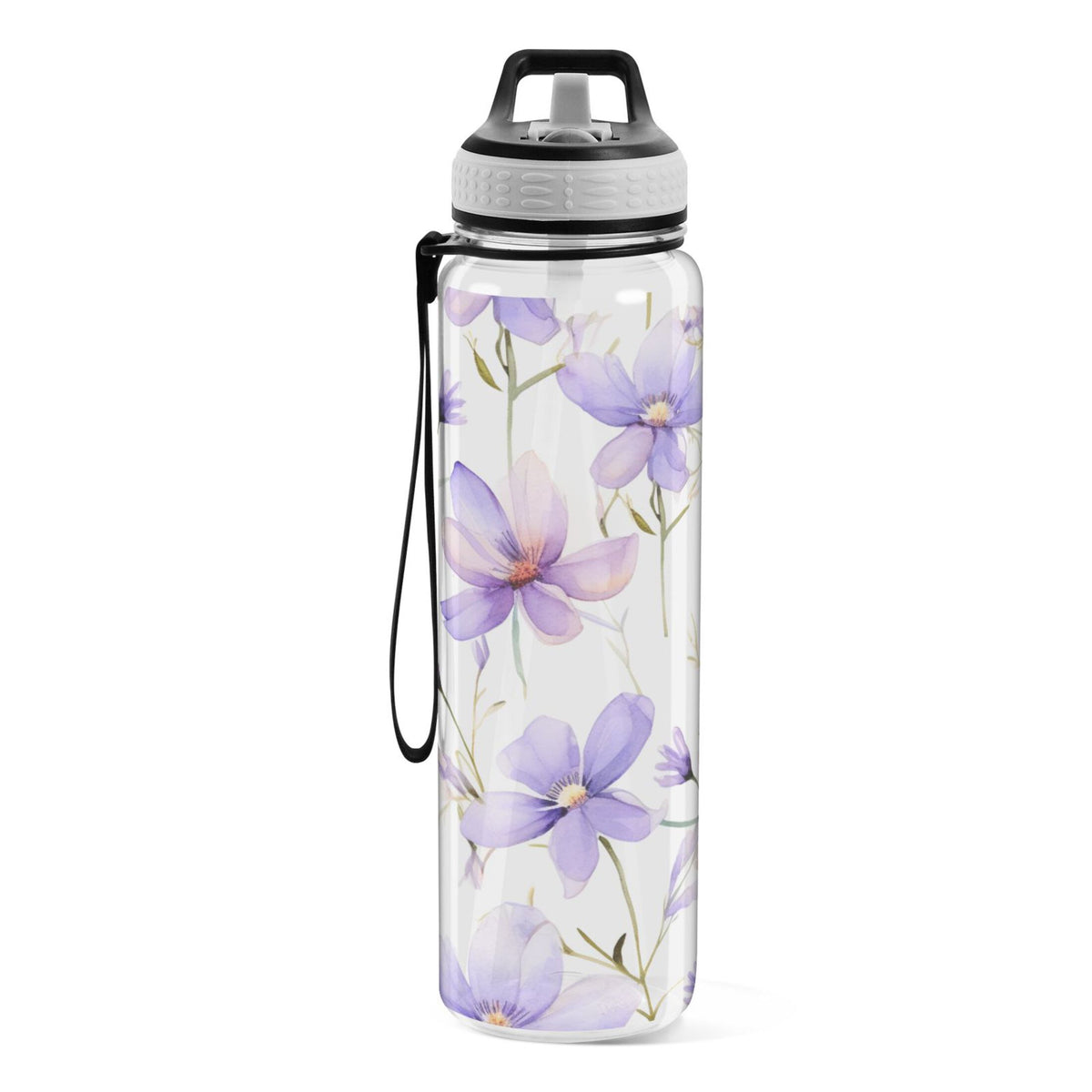 Clear 32oz Tritan Water Bottle with Straw W107383