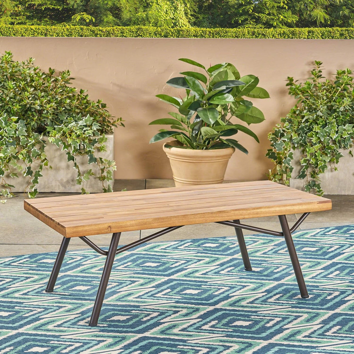 Acacia Wood Coffee Table T732
