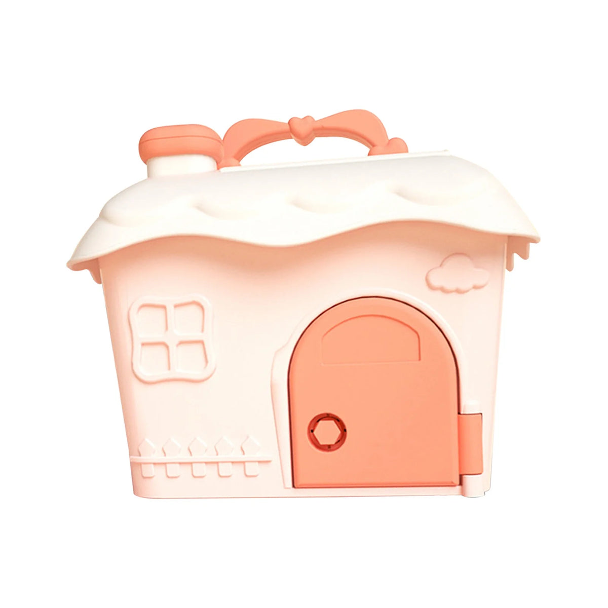 Pink Kids Dollhouse Storage Box N857