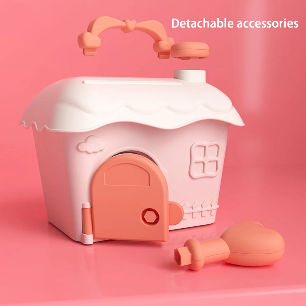 Pink Kids Dollhouse Storage Box N857