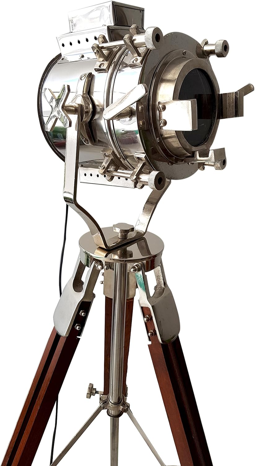 Chrome Tripod Floor Lamp Y71116