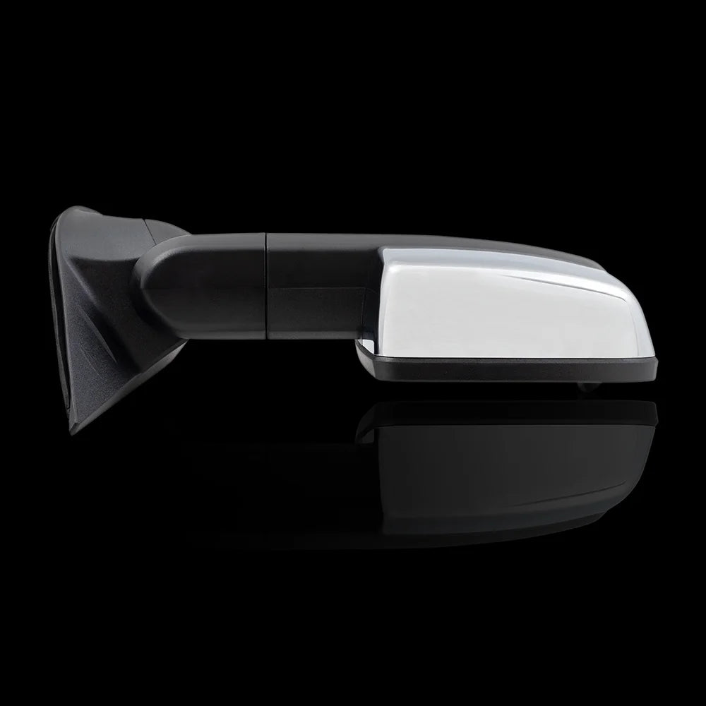 Power Heated Telescopic Towing Mirrors Chrome Cap G9908