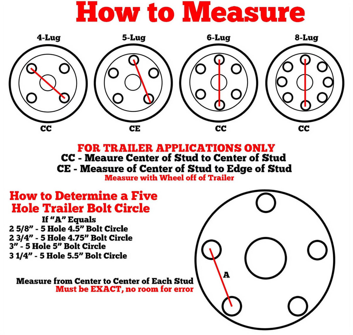 2-Pack Trailer Tire On Rim 4.80-8 4 Lug 6 Ply Galvanized Wheel K7182
