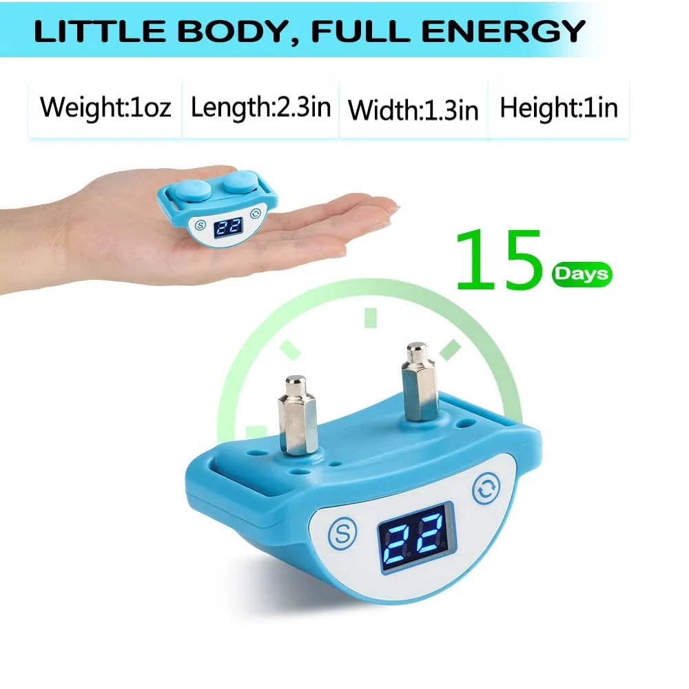 Cat Shock Collar with Sound Vibrate and Shock 3 Working Modes Waterproof Rechargeable Z438
