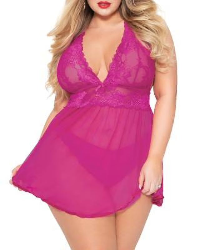Wire-Free Babydoll Set G5054