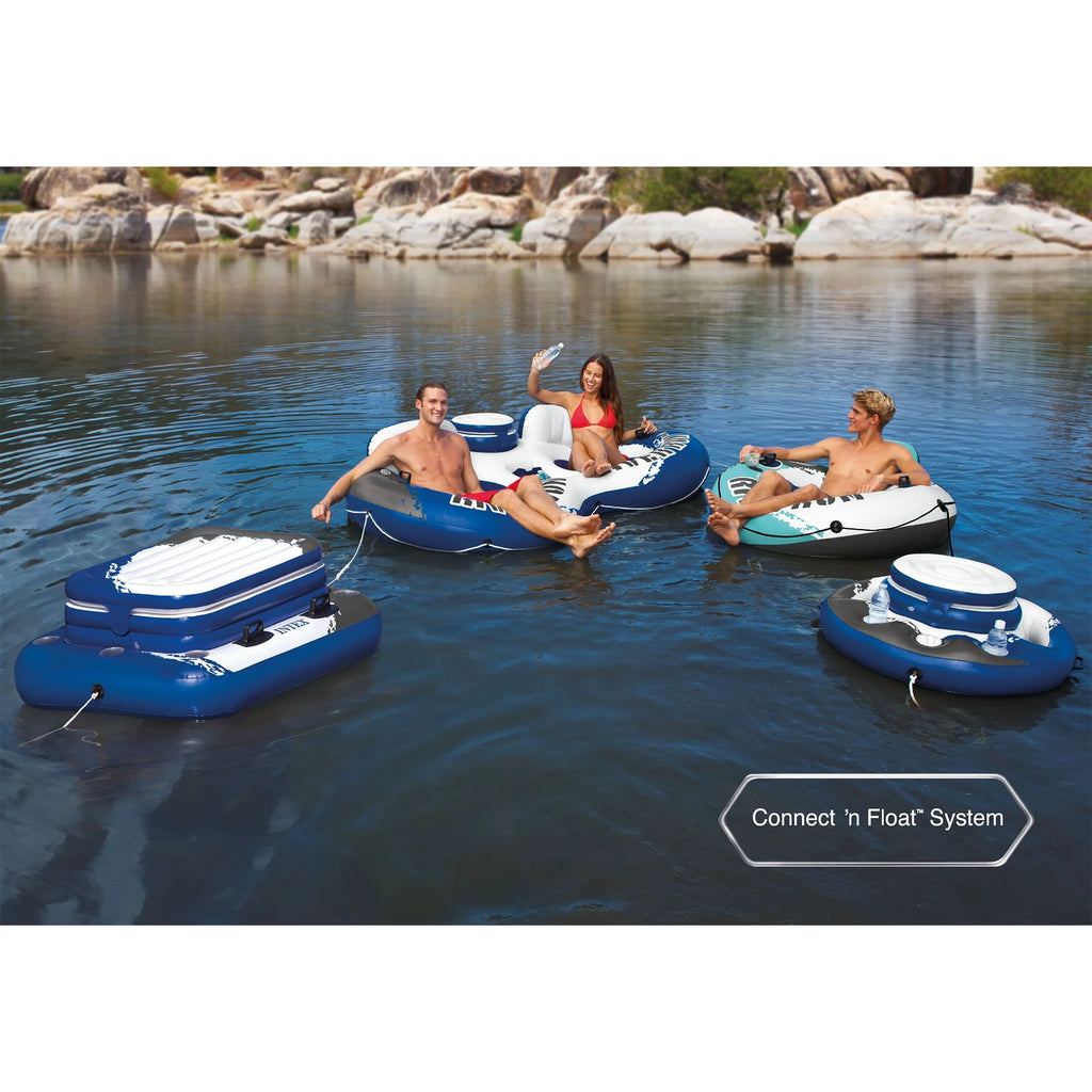 Red 3 Pack Inflatable Floating Water Tube Y29457