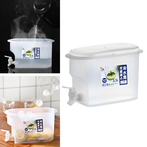 1 Gallon Transparent Water Jug Kettle Container U1121