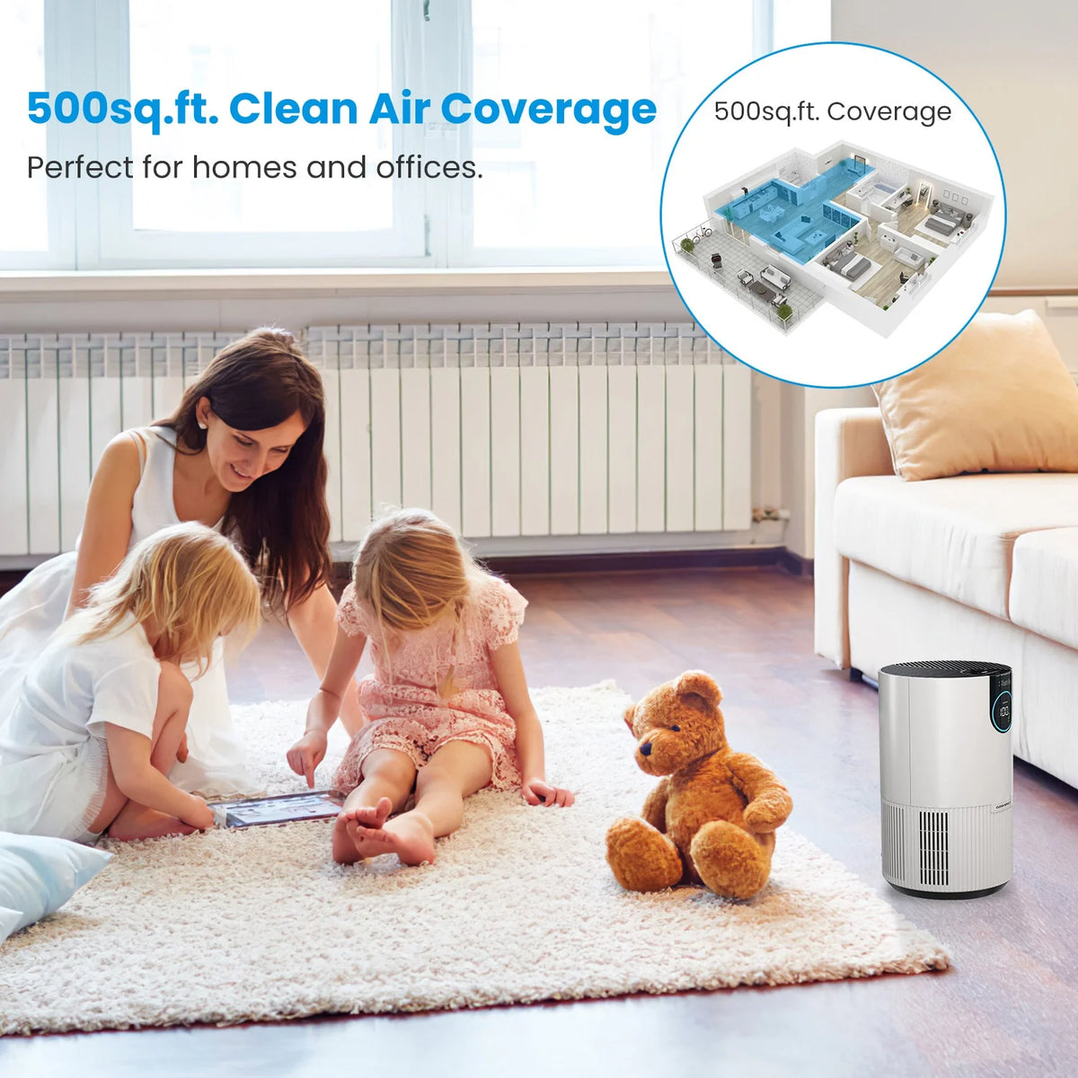 White HEPA Air Purifier O7462