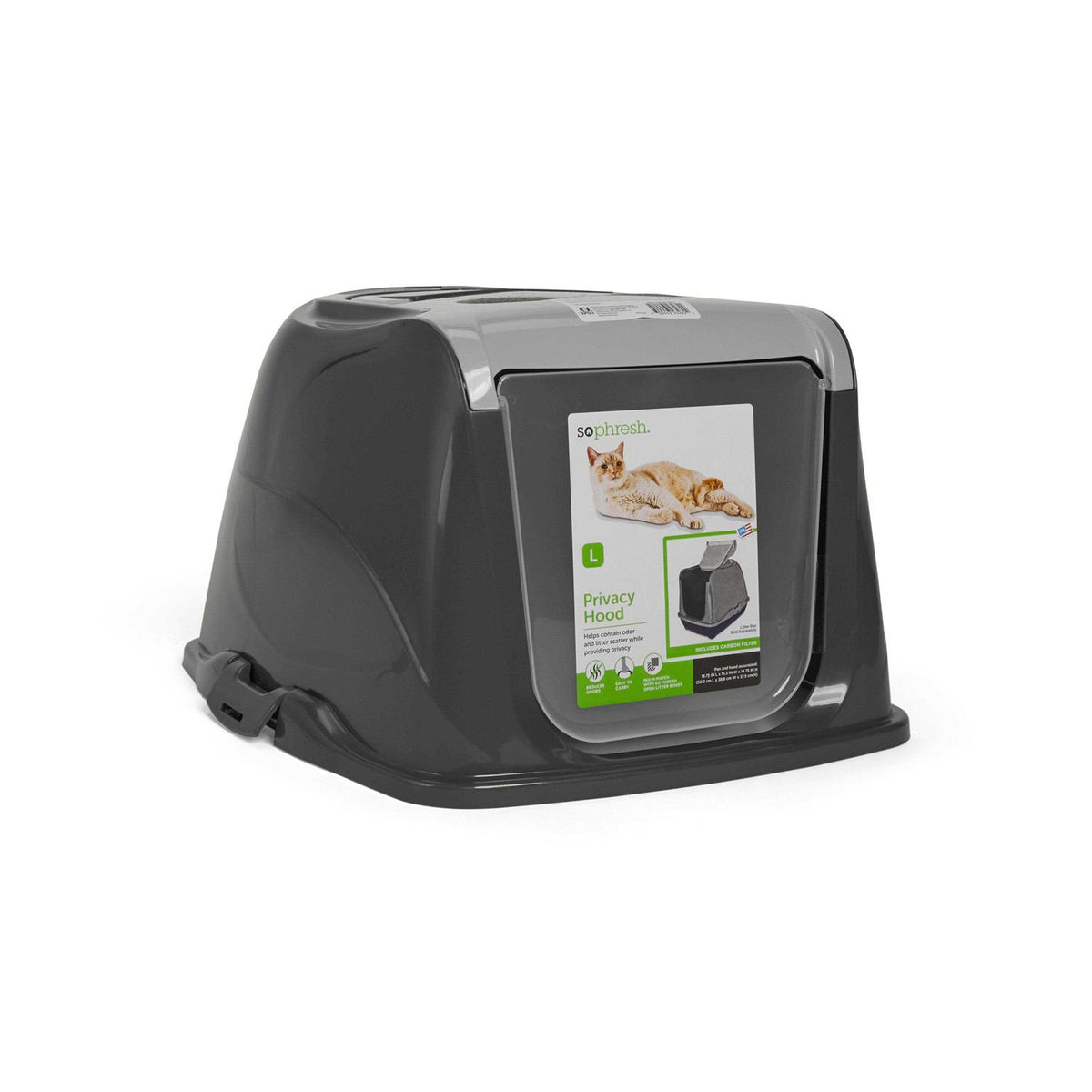 Flip Top Cat Litter Box Hood Q892