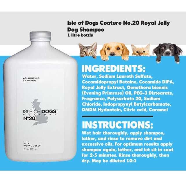 Royal Jelly Dog Shampoo F898