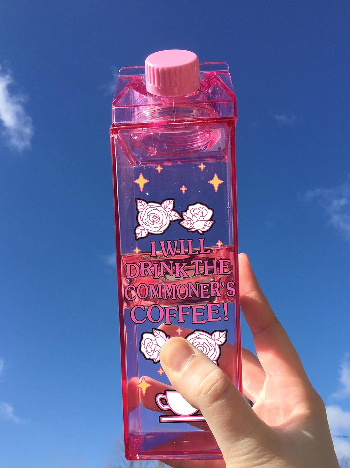 Coffee Milk Carton Water Bottle 500Ml 16.9Oz N877