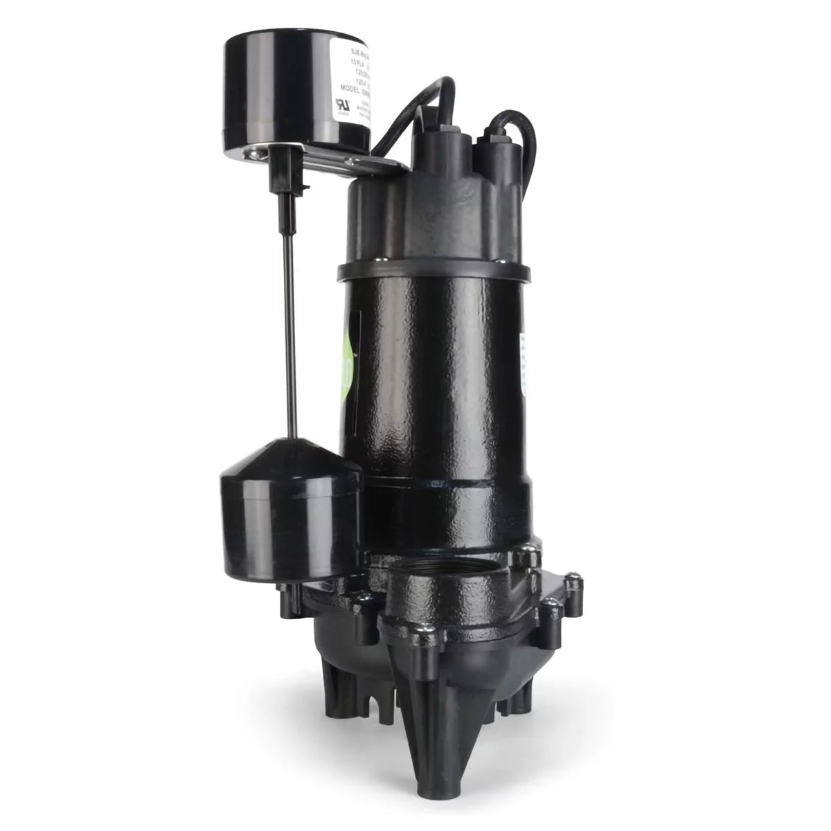 Cast Iron Submersible Sump Pump, 1/2 Horsepower, Vertical Switch X904142