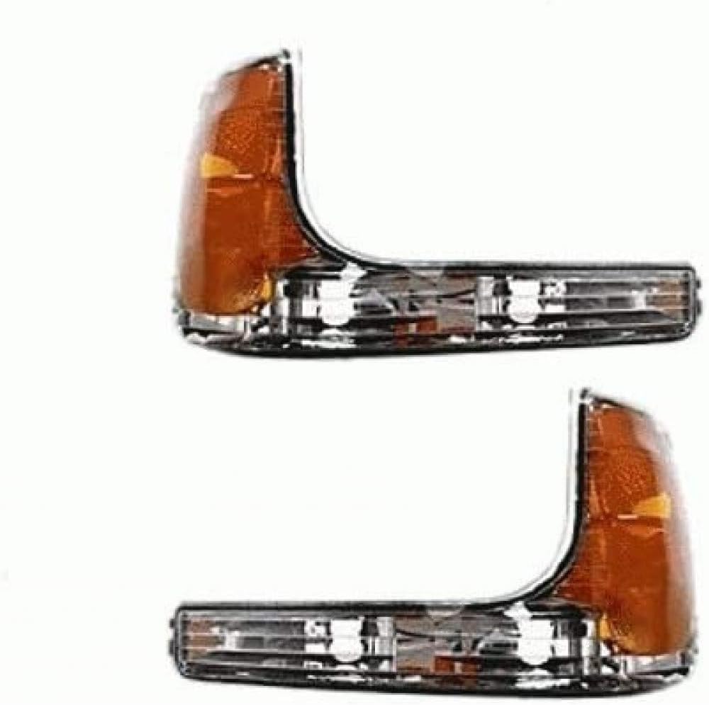 Cadillac Escalade Parking Signal Light Assembly 1999 2000 Pair E11229