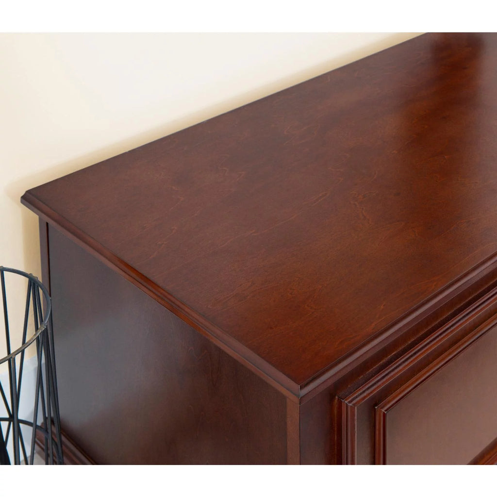 Traditional Cedar Storage Chest, Rich Cherry Finish V80481