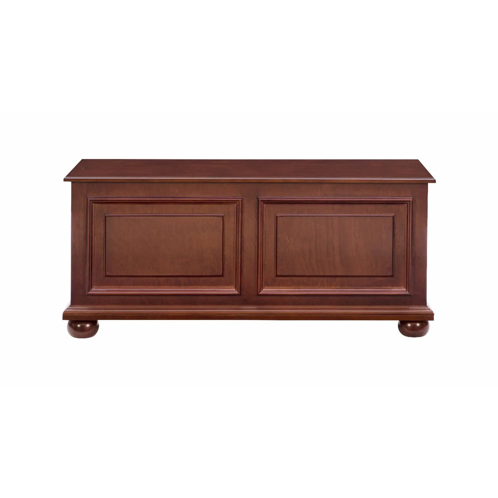 Traditional Cedar Storage Chest, Rich Cherry Finish V80481