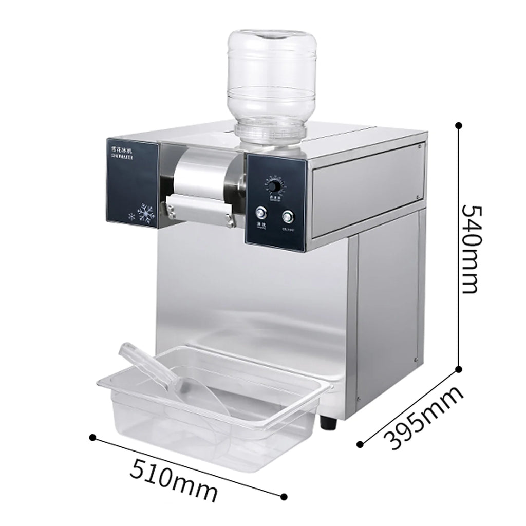 Commercial Snow Flake Ice Shaver 180kgs/Day Water Cooling K93149