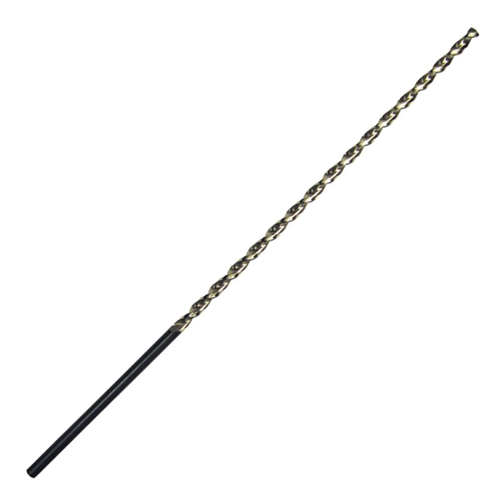 9mm HSS 130° Point Parabolic Flute Extra Length Drill, Nitrided Lands, 280mm LOC, 410mm OAL U1214
