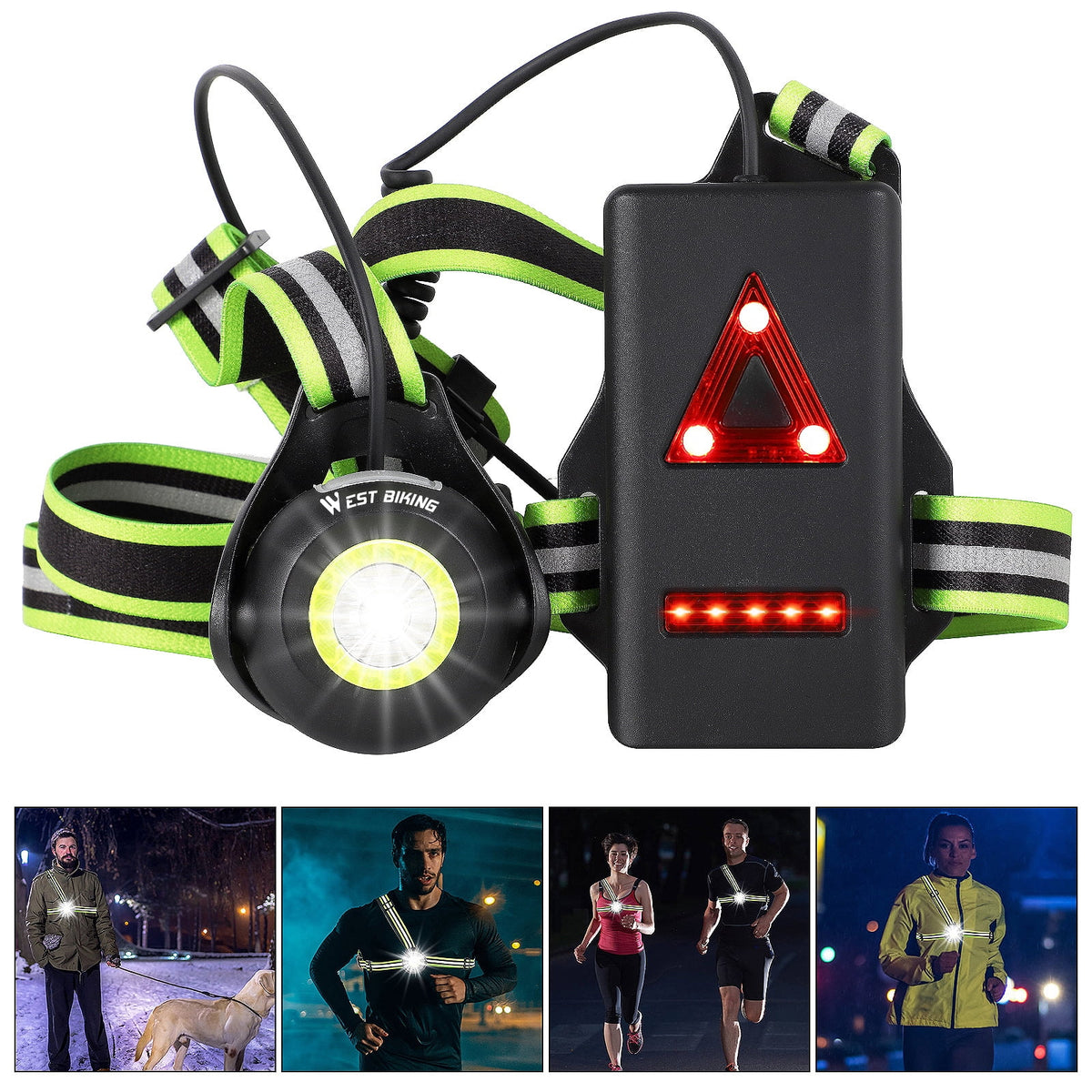 500 Lumens LED Chest Light with USB Rechargeable P604