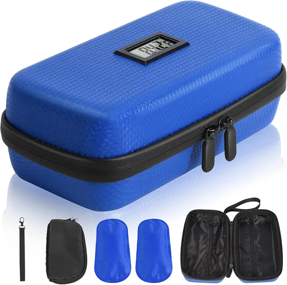 Insulin Cooler Travel Case with Thermometer Display X477