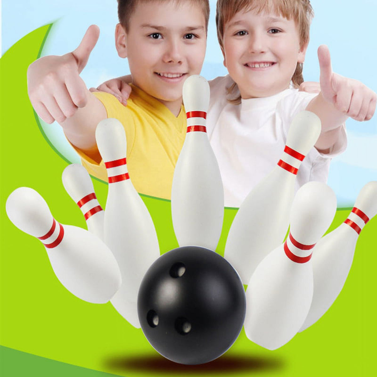 12Pcs Toddler Kids Bowling Game Set F67353