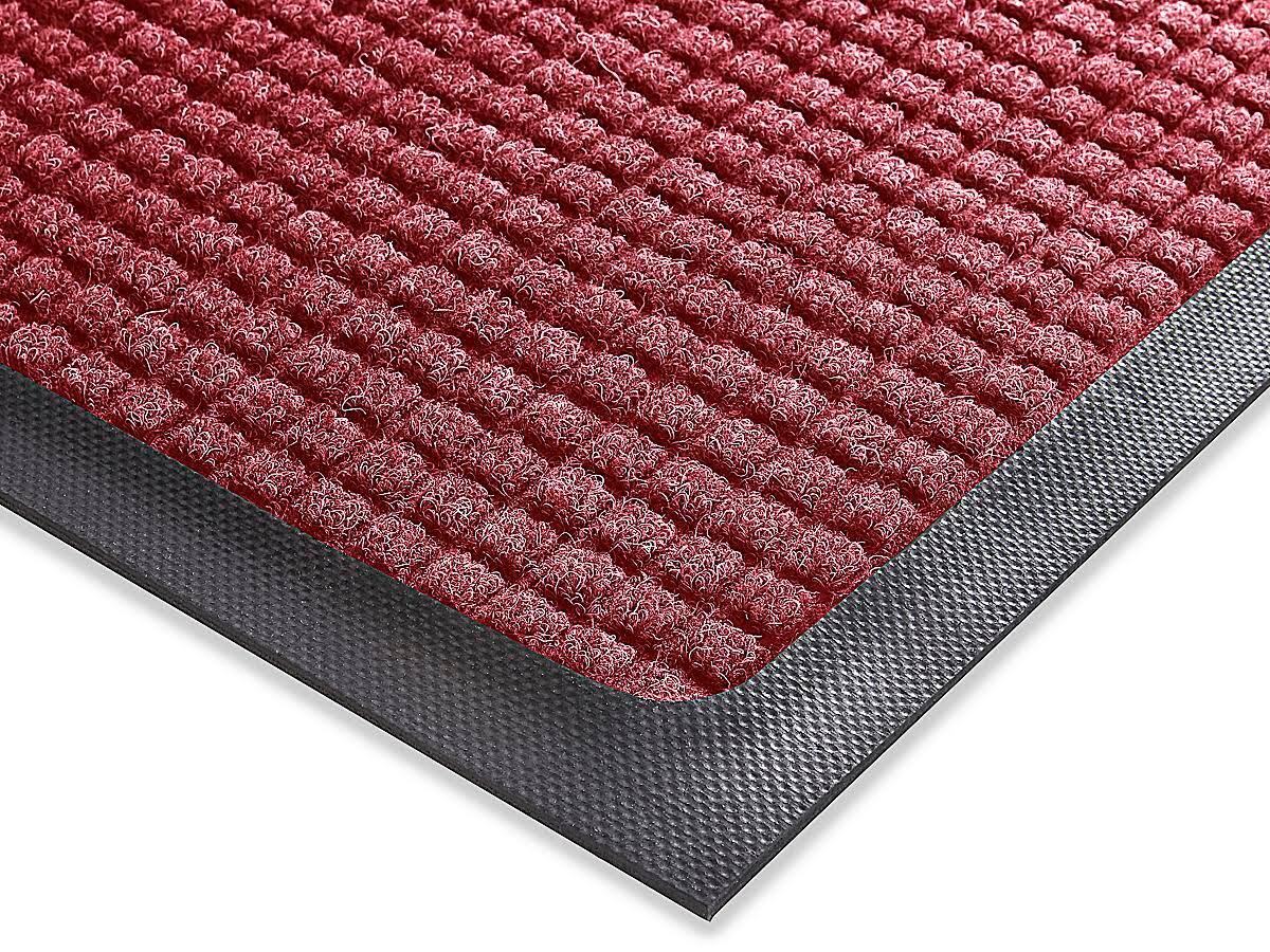 Carpeted runner, red/black, 6ft. x 16ft. Q449153