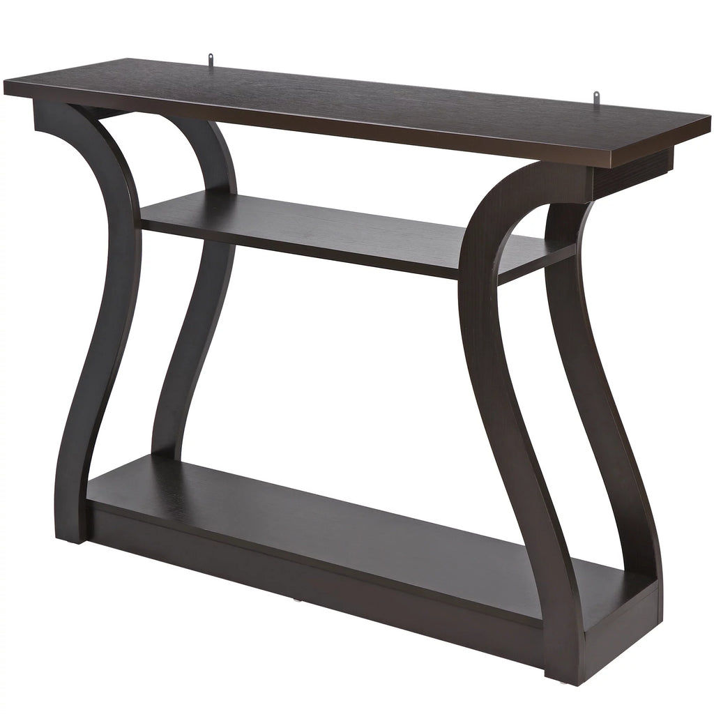 Brown Narrow Console Sofa Table V1804