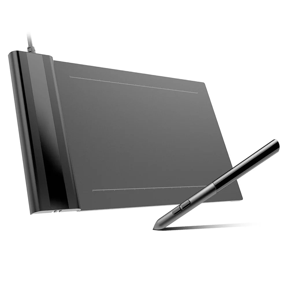 6x4 inch Graphics Drawing Tablet with 8192 Levels Pressure Passive Pen J513709