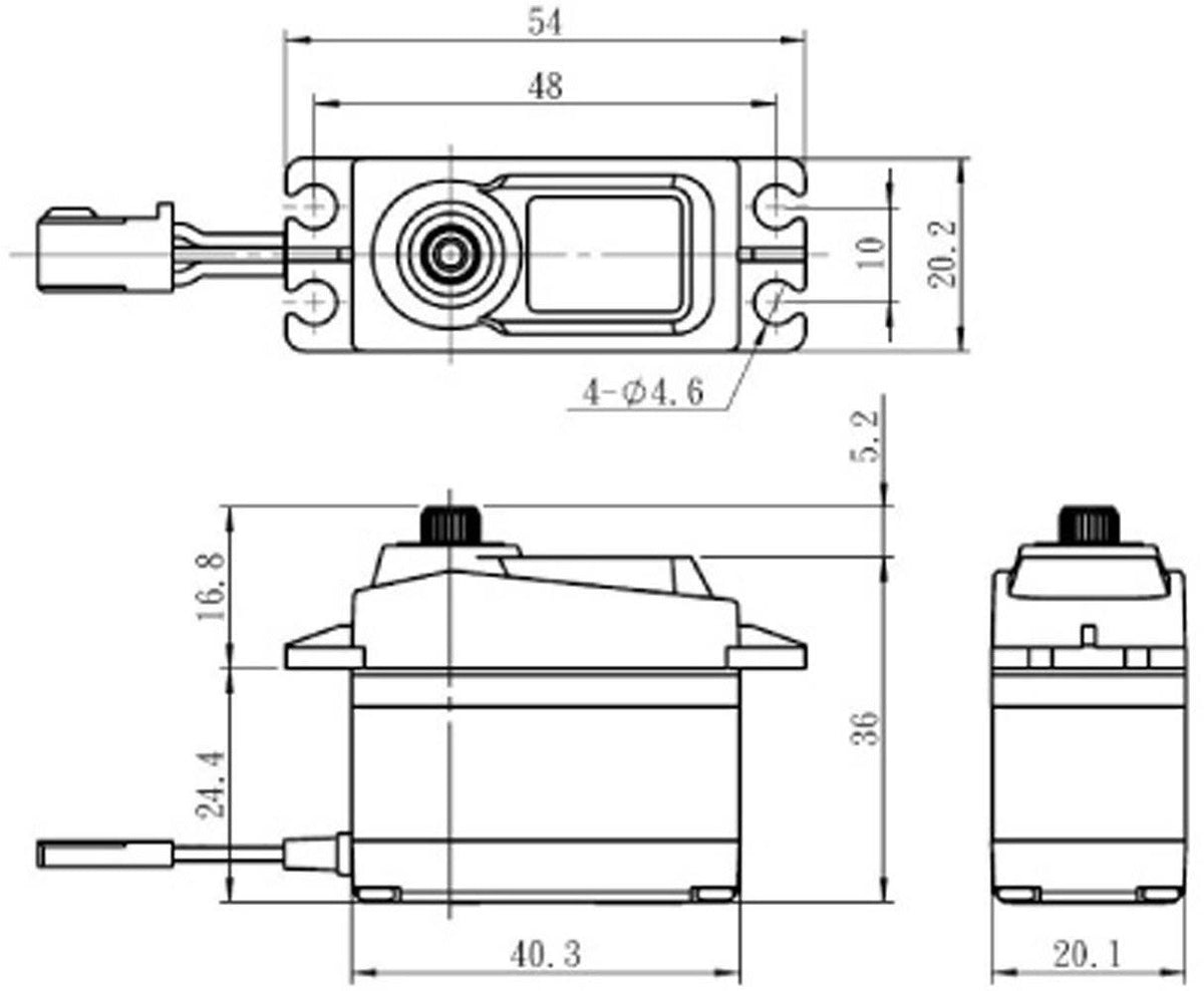 Super Speed Titanium Gear Digital Servo Q403560