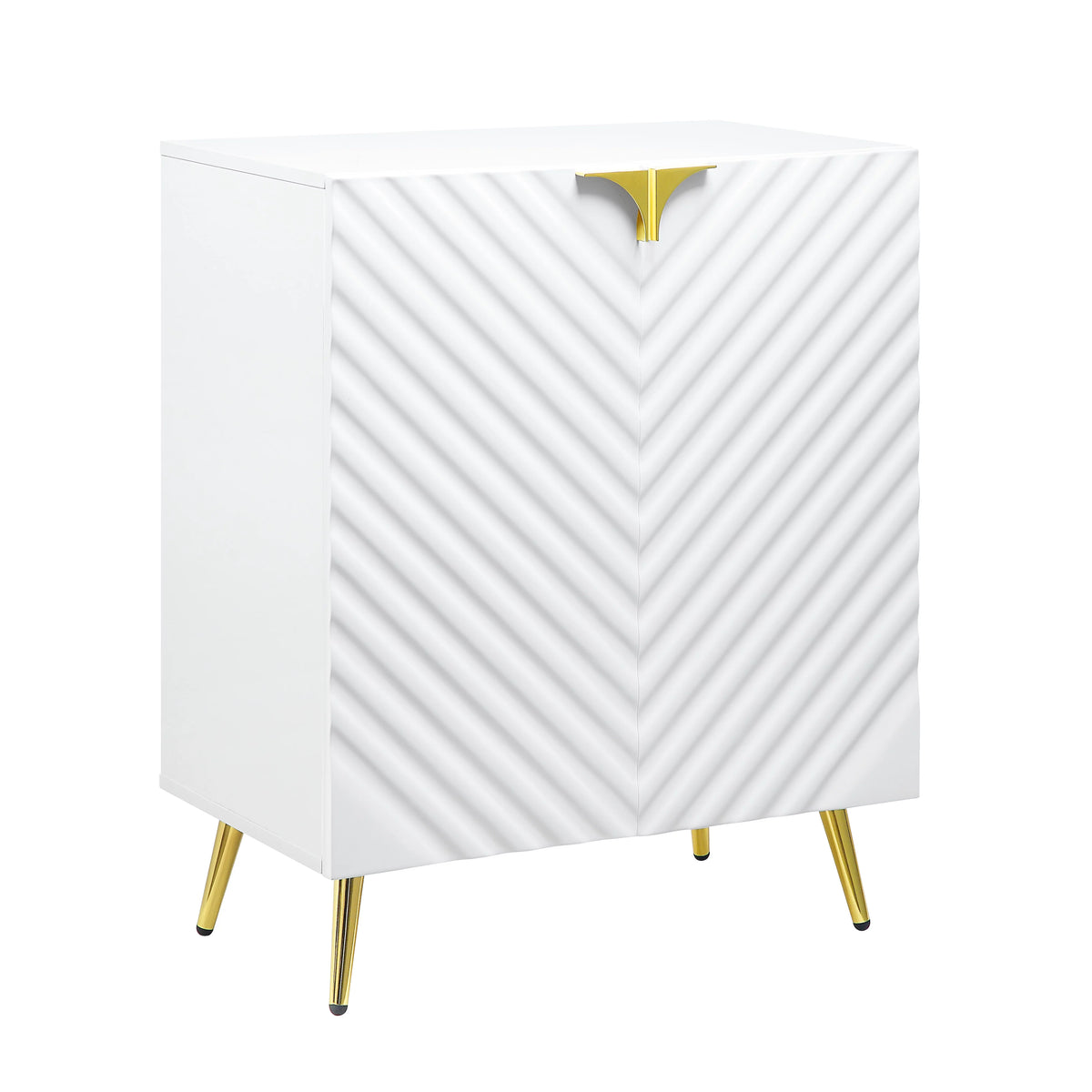 White High Gloss Console Table B20543