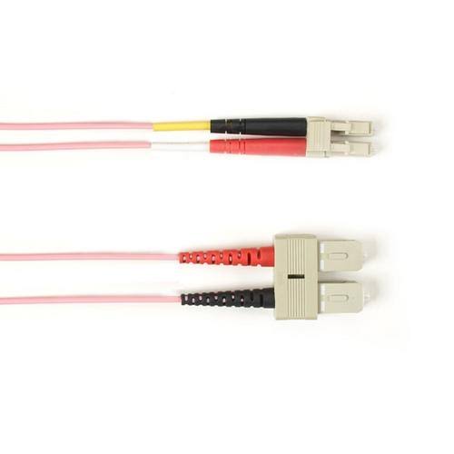 SC-LC 9um Fiber Optic Cable PVC Pink 8 M L474