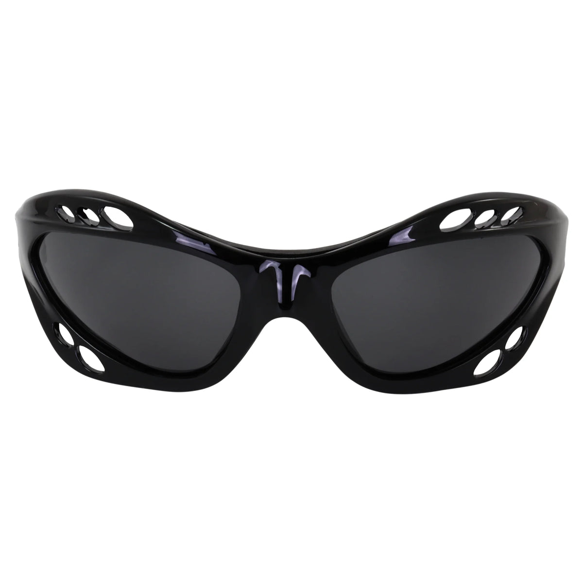 3 Pairs Padded Polarized Sunglasses with Strap, Silver & Black Frames with Smoke Lens & Black Frame with Purple Mirror Lens X88745