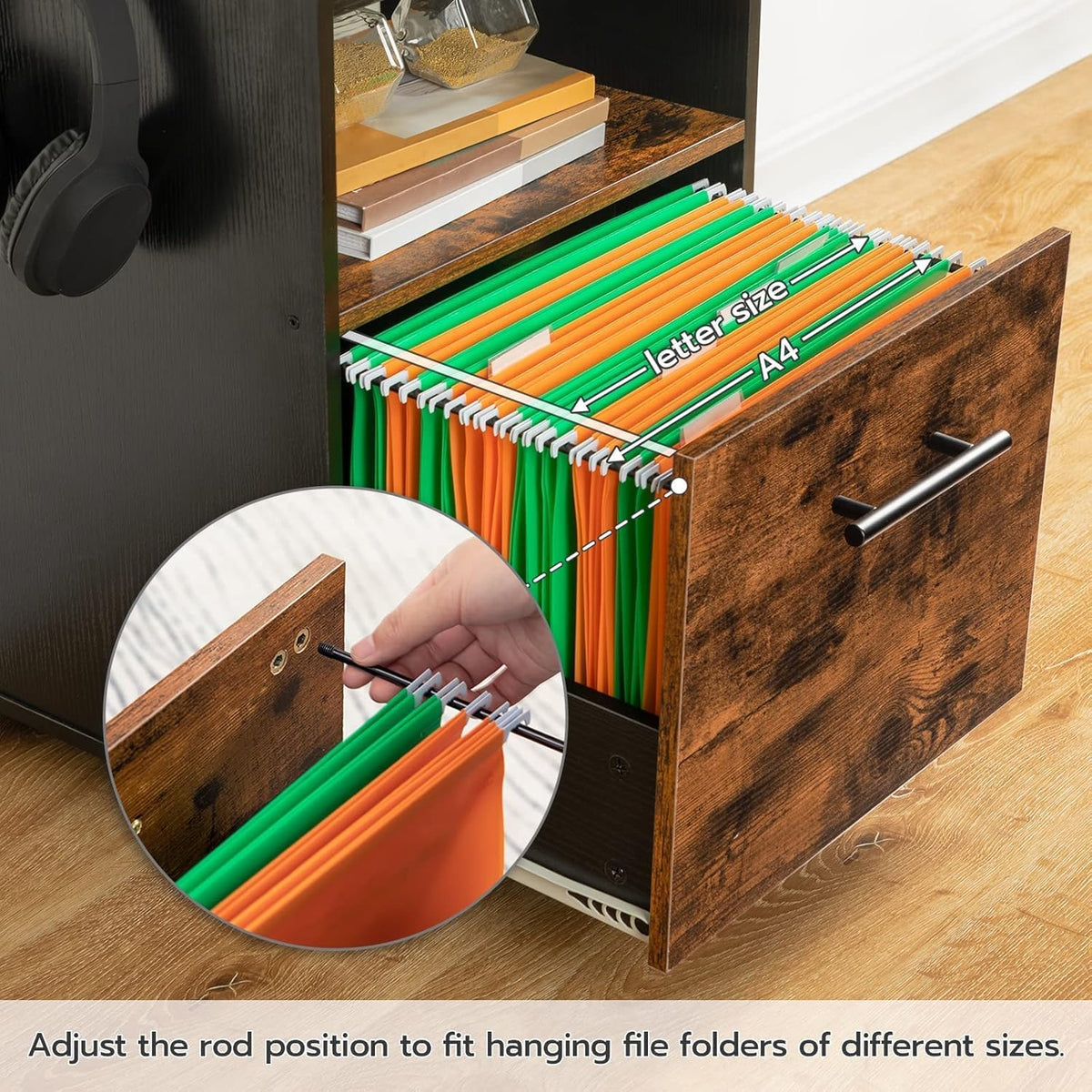 Mobile Pedestal with Drawer and Enclosure Z80601