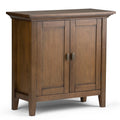 32 inch Wide Transitional Low Storage Cabinet in Rustic Natural Aged Brown H957136