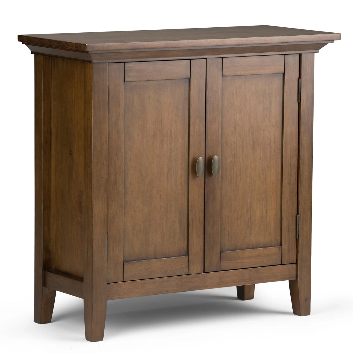 32 inch Wide Transitional Low Storage Cabinet in Rustic Natural Aged Brown H957136